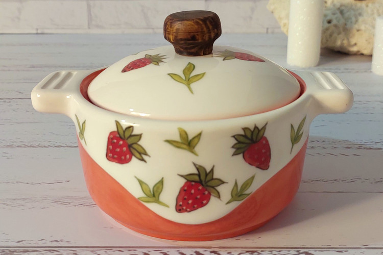 قابلمه سرامیکی دست ساز مدل نودل خوری