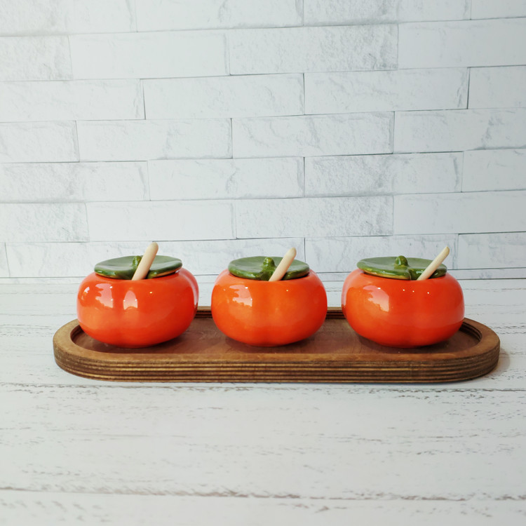 جا ادویه ای طرح خرمالو از روبه رو